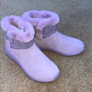 Cozy Purple Fur-Lined Boots